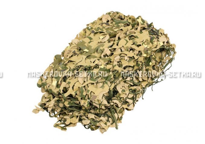 Массеть Camosystems Пейзаж-Профи Милитари 3D 1,8х6 м  – купить по цене 7700 руб. в интернет-магазине в городе Иваново картинка 1