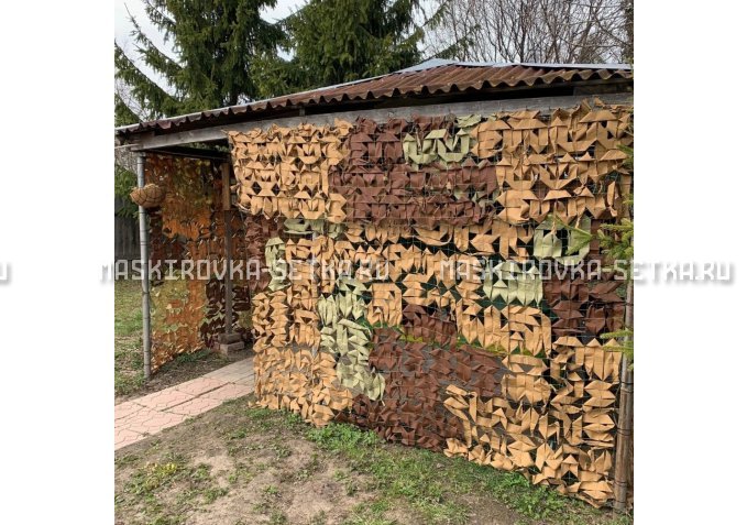 Маскировочная сеть МКТ-2П Поле 3х6 м – купить по цене 4700 руб. в интернет-магазине в городе Иваново картинка 2
