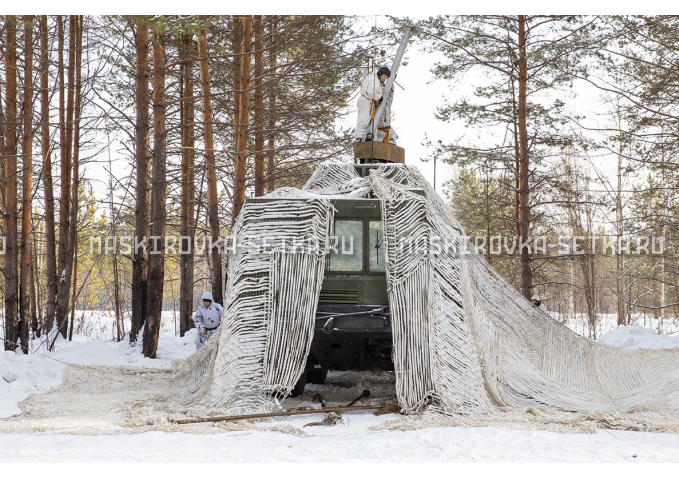 Маскировочный комплект МКТ-2С Снег 12х18 м без АП – купить по цене 58200 руб. в интернет-магазине в городе Иваново картинка 1
