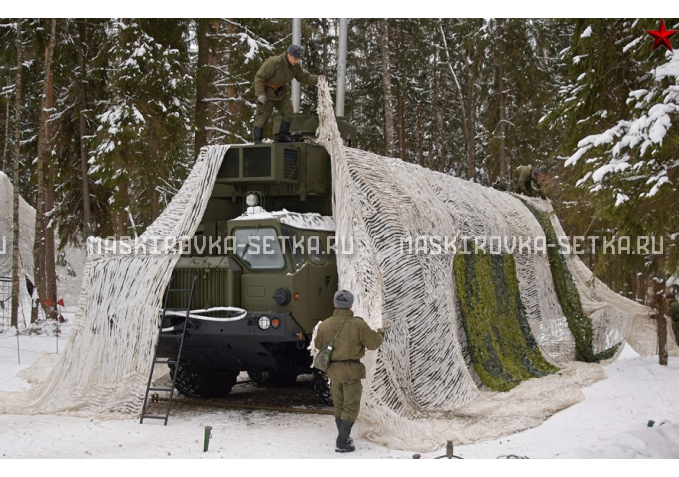 Маскировочный комплект МКТ-2С Снег 12х18 м без АП – купить по цене 58200 руб. в интернет-магазине в городе Иваново картинка 8