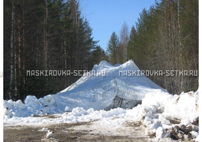 Маскировочная сеть МКТ-2С Снег 3х6 м – купить по цене 4700 руб. в интернет-магазине в городе Иваново картинка 3