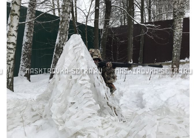 Маскировочная сеть МКТ-2С Снег 3х6 м – купить по цене 4700 руб. в интернет-магазине в городе Иваново картинка 2